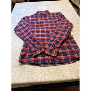Coast Harbor Mens Plaid Flannel Long Sleeve Button Up Shirt‎ Size S NWT